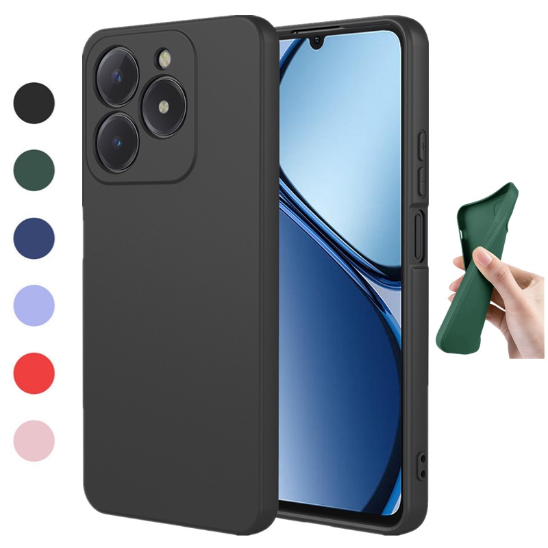 Realme C67 - Realme用の柔軟なシリコンケース,c61,c63,c65,c67,4g,c55,c53,c51,note 60,50用の保護ケース