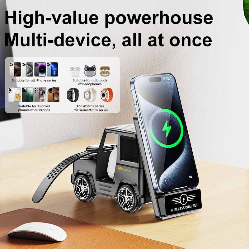 Smartwatch Ac - 多機能ワイヤレス充電器 3-in-1 iPhone16-11 Pro X XR