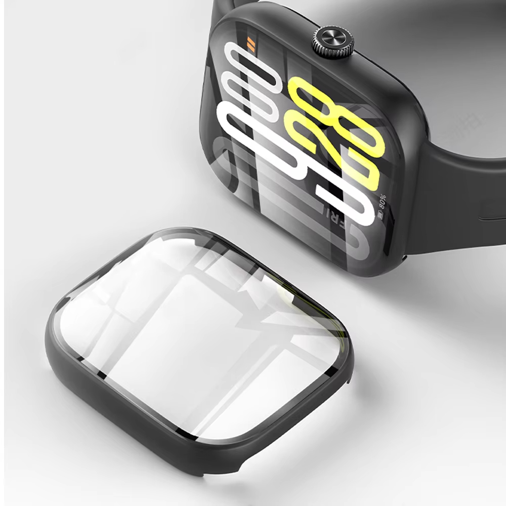 Smartwatch Watch Accessories For Women - 強化ガラス + ケース Xiaomi Redmi Watch