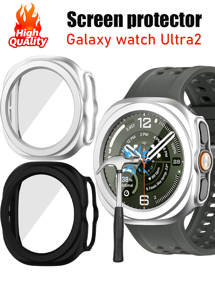 Samsung Smartwatch Ultra Accessories - Samsung Galaxy Watch Ultra2 47mm用スクリーンプロテクター 保護用強化ガラス