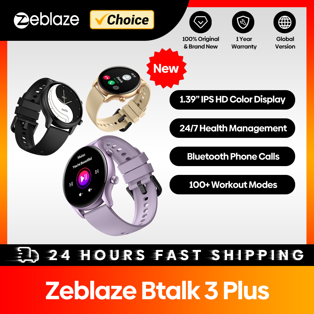 Smartwatch X12 - 新しい Zeblaze Btalk 3 Plus 音声通話スマートウォッチ