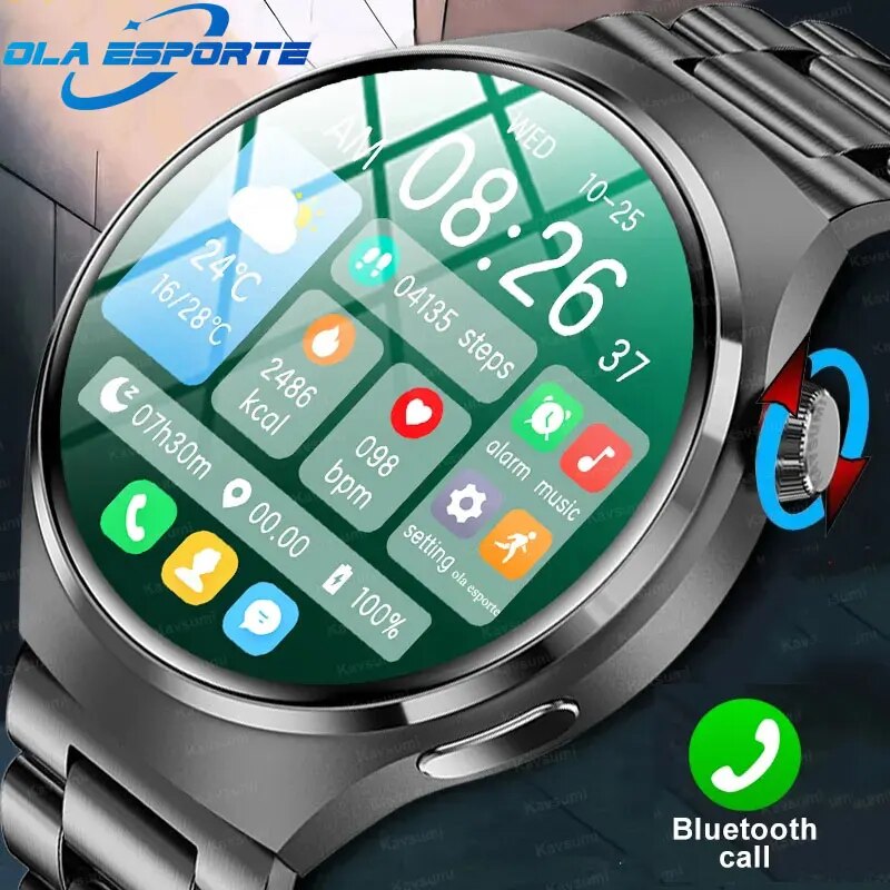 Smartwatch Faces - 腕時計用gtシリーズスマートウォッチ男性女性用hdscreen Bluetooth通話gpsトラッカー心拍防水スマートウォッチ2024新ブレスレット