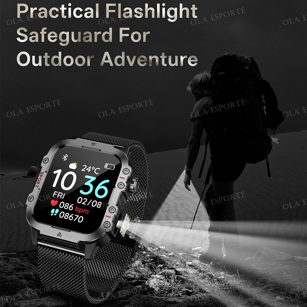 2026年ミリタリーアウトドアスマートウォッチメンズGPS懐 - Smartwatch X12 のレビューと価格