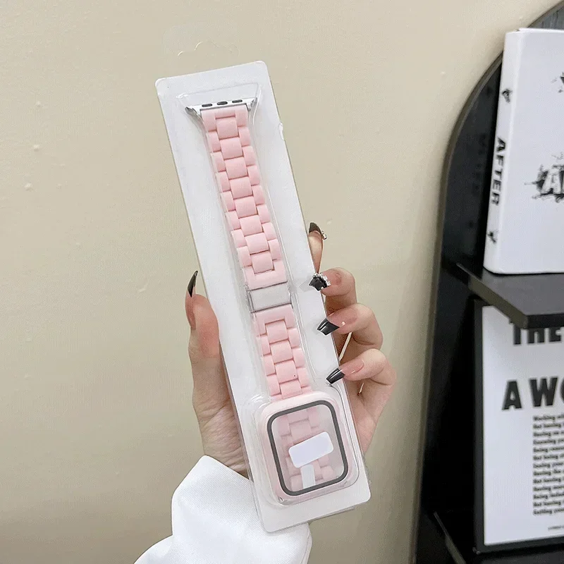 時計ストラップ + ケース + ガラス Apple Watc - Smartwatch Watch Accessories For Women のレビューと価格