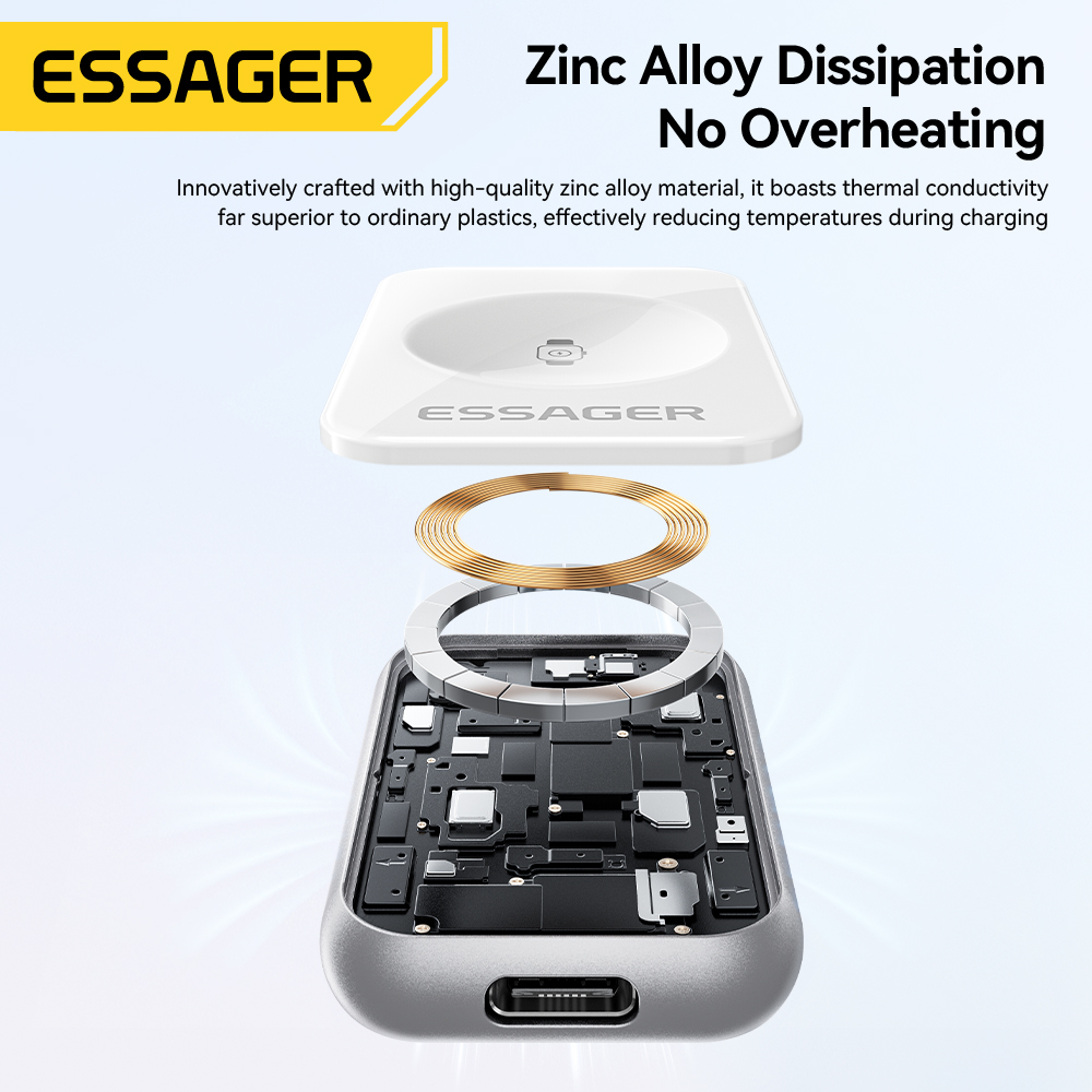 Essager 5W マグネティックワイヤレス充電器 App - Smartwatch Ac のレビューと価格