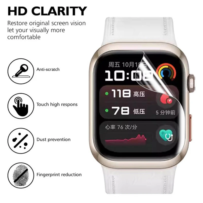 Huawei Watch用TPUヒドロゲルフィルム,透明なソ - Smart Watch Accessories のレビューと価格