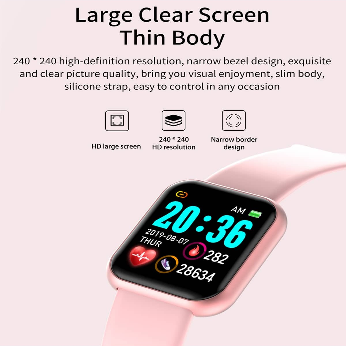 男性と女性のためのスマートウォッチ、音楽制御付きスマートウォ - Smartwatch X12 のレビューと価格