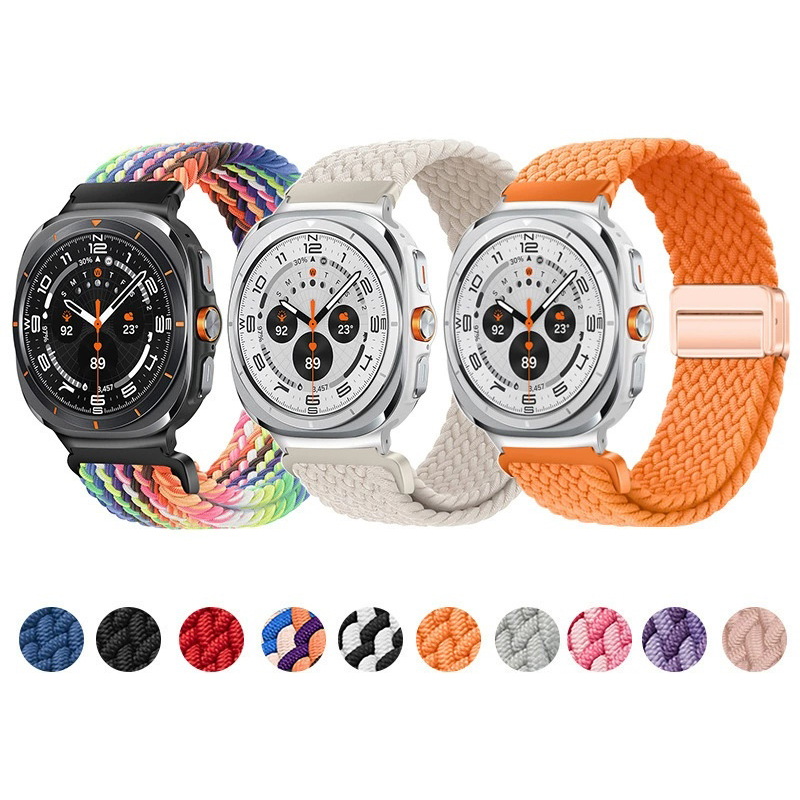 ナイロン製編み込みループストラップ Samsung Gala - Samsung Smartwatch Ultra Accessories のレビューと価格