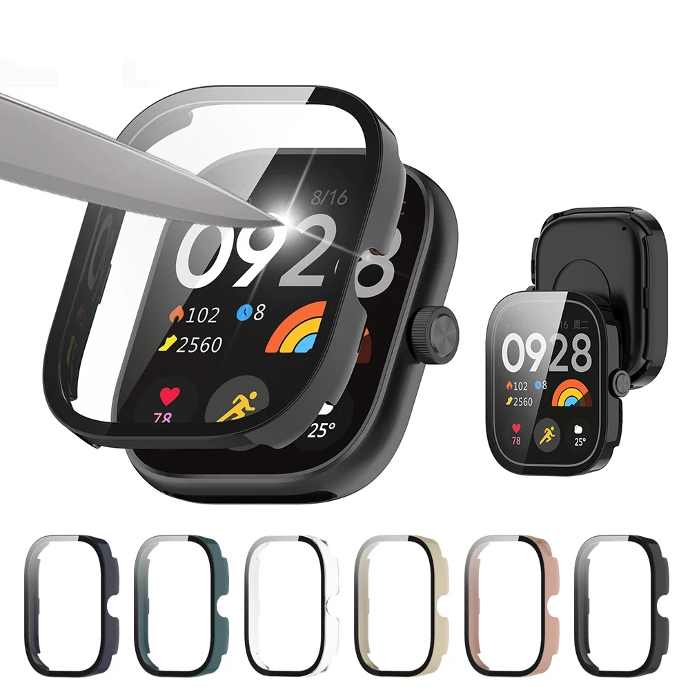 強化ガラス + ケース Xiaomi Redmi Watch - Smartwatch Watch Accessories For Women のレビューと価格