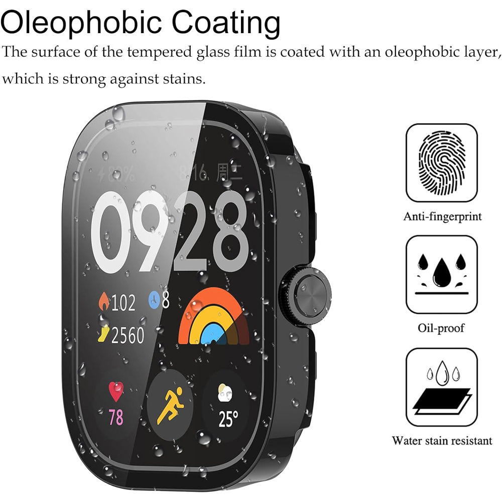強化ガラス + ケース Xiaomi Redmi Watch - Smartwatch Watch Accessories For Women のレビューと価格