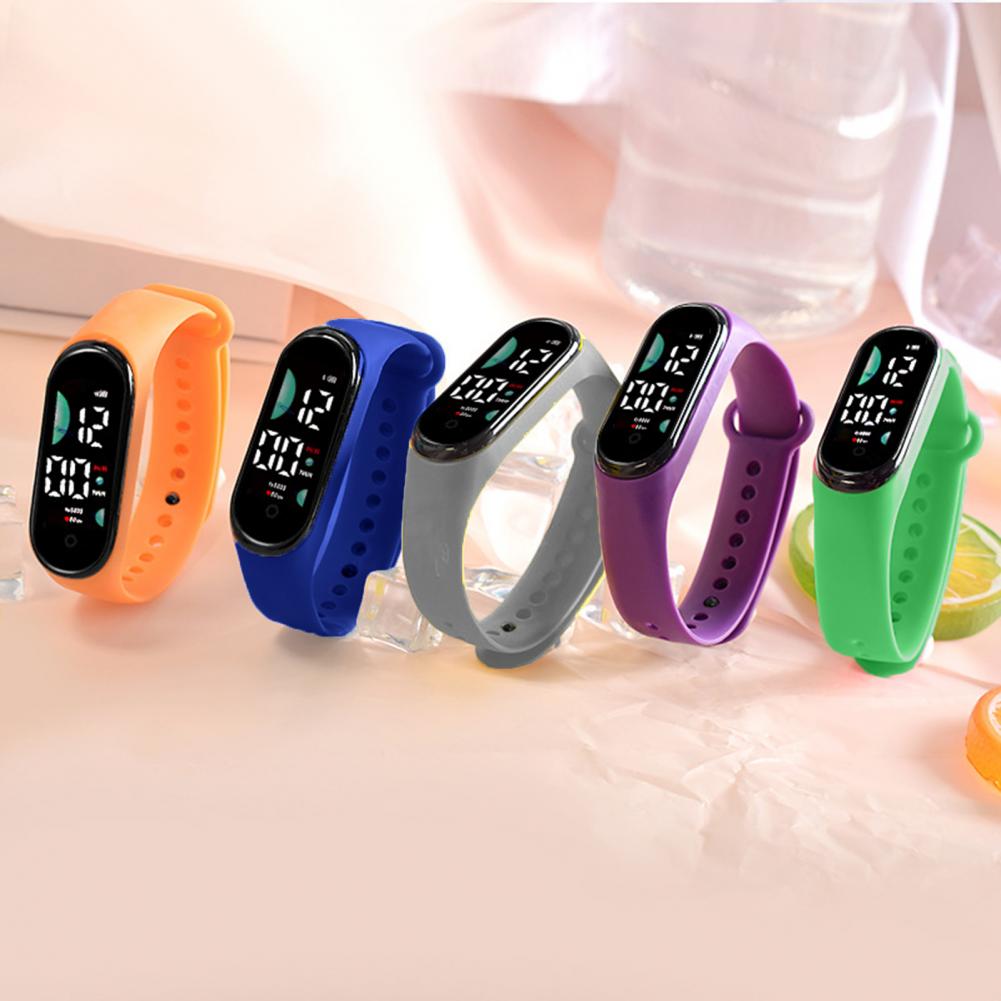 子供のためのデジタルLED腕時計,防水ブレスレット,腕時計, - Smartwatch Touch のレビューと価格
