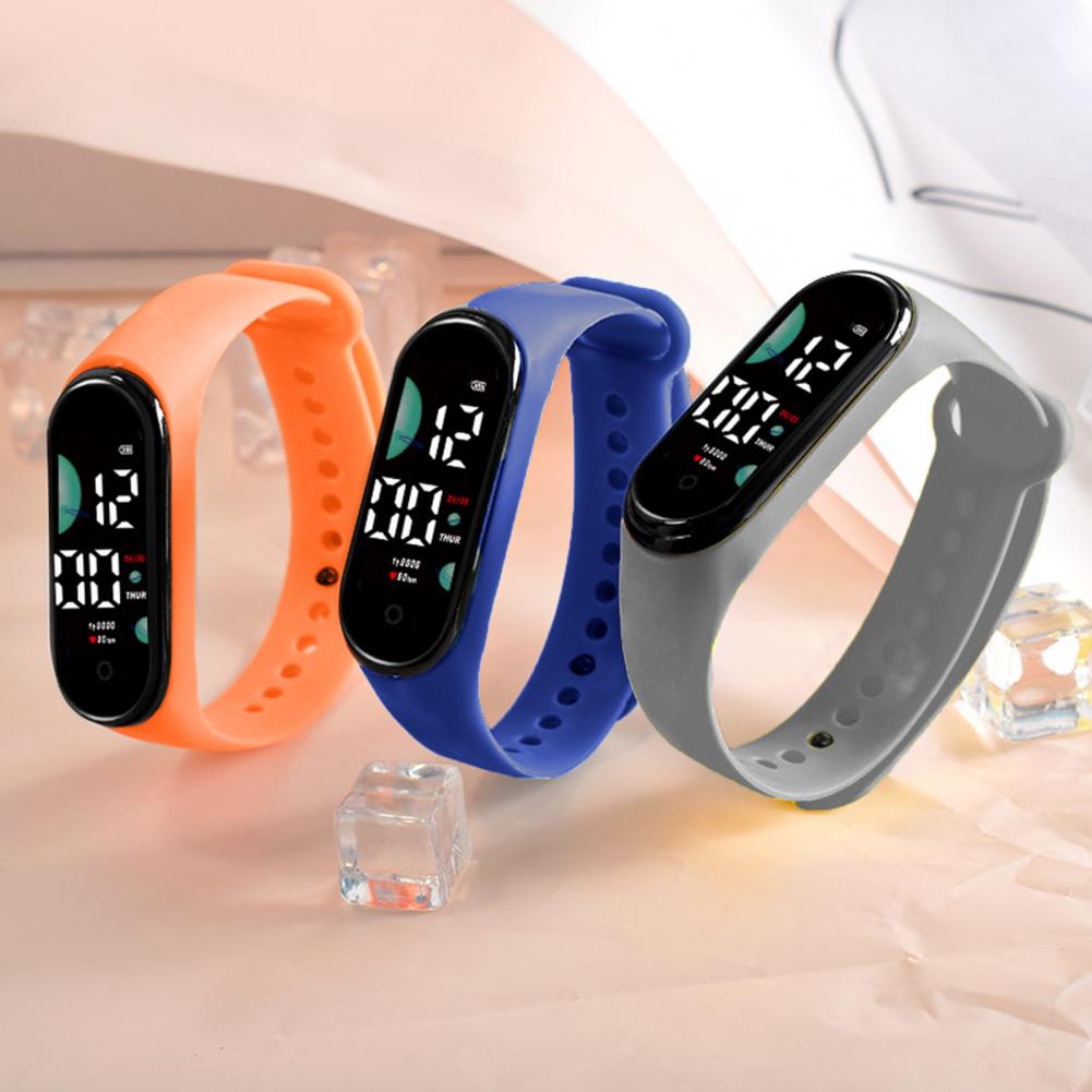子供のためのデジタルLED腕時計,防水ブレスレット,腕時計, - Smartwatch Touch のレビューと価格
