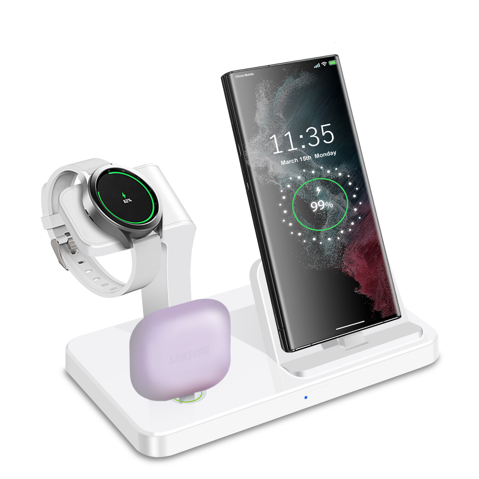 デスク用3-in-1 Type Cポートワイヤレス充電ドック - Smartwatch Ac のレビューと価格