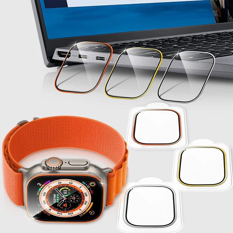 Apple Watch Ultra用強化ガラススクリーンプロ - Smartwatch Watch Accessories For Women のレビューと価格