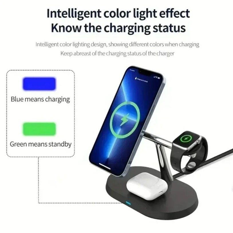3 in 1 Opansten マグネット式ワイヤレス充電ス - Smartwatch Ac のレビューと価格