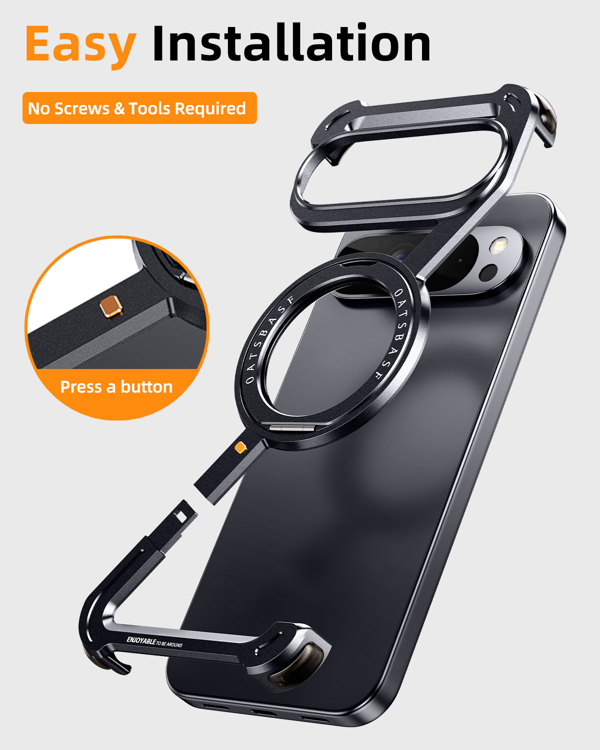 Oatsbasf メタルフォンケース Google Pixe - Magnetic Charging Stand のレビューと価格