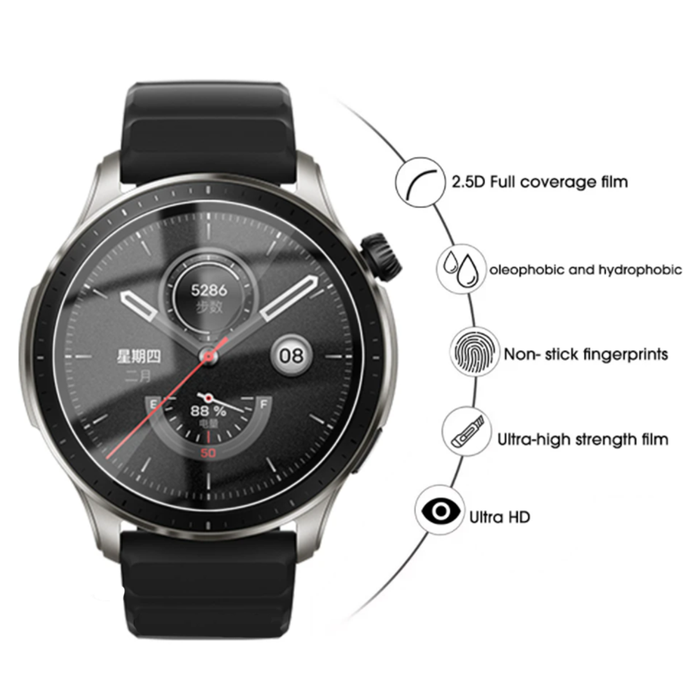スマートクロック用強化ガラス,33mm, 34mm, 35m - Motorola Smartwatch Accessories のレビューと価格