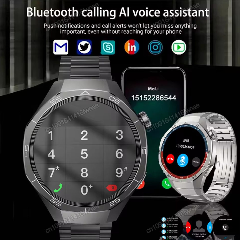 新型ウォッチ5 Proスマートウォッチ 1.53インチAMO - Smartwatch X12 のレビューと価格