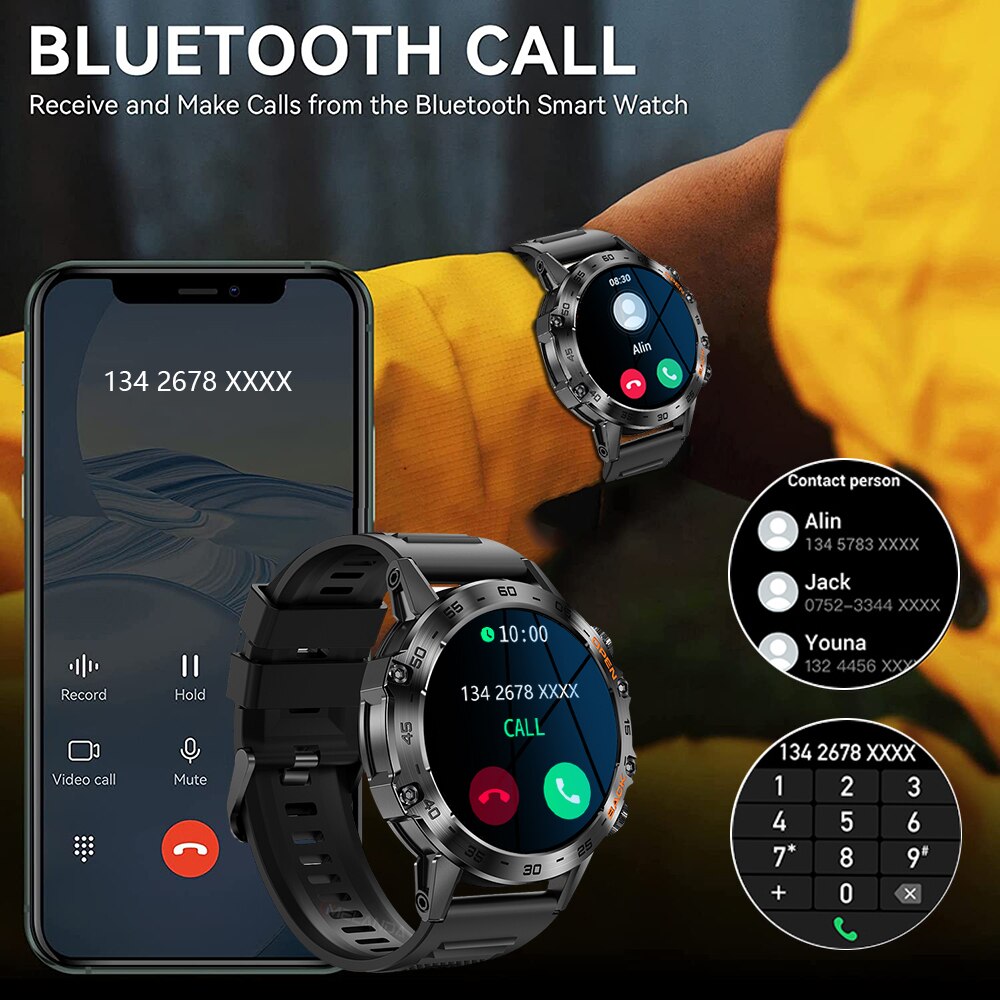 MEVADEN スチール製1.39インチメンズ高級スマートウ - Smartwatch Faces のレビューと価格