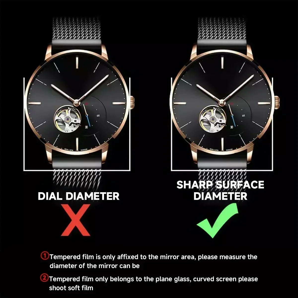 スマートウォッチスクリーンプロテクター,ユニバーサル強化ガラ - Motorola Smartwatch Accessories のレビューと価格