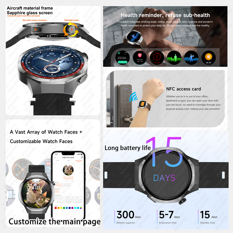 2026年新型BOXUXING Watch 5 MAXスマー - Smartwatch Faces のレビューと価格