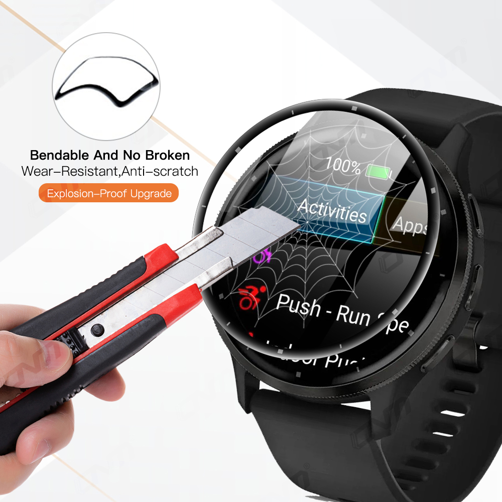 Garmin venu 3用の柔軟なスクリーンプロテクター, - Motorola Smartwatch Accessories のレビューと価格