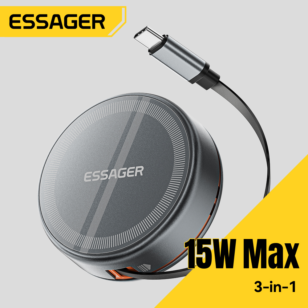Essager 15W 3in1 マグネット式ワイヤレス充電 - Smartwatch Ac のレビューと価格