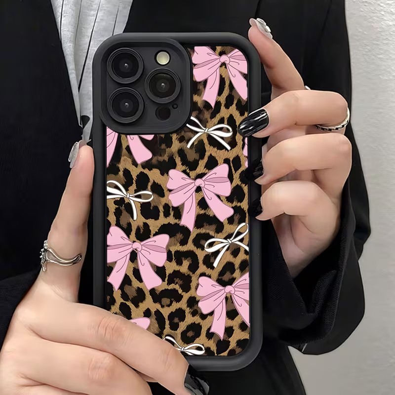 レオパード柄リボン付きスマホケース iPhone 18 17 - Apple Iphone 15 Pro Max のレビューと価格