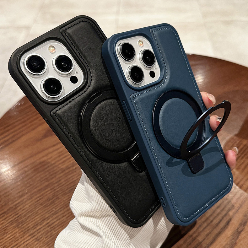 PUレザー製マグネットケース Apple iPhone 17 - Magnetic Charging Stand のレビューと価格