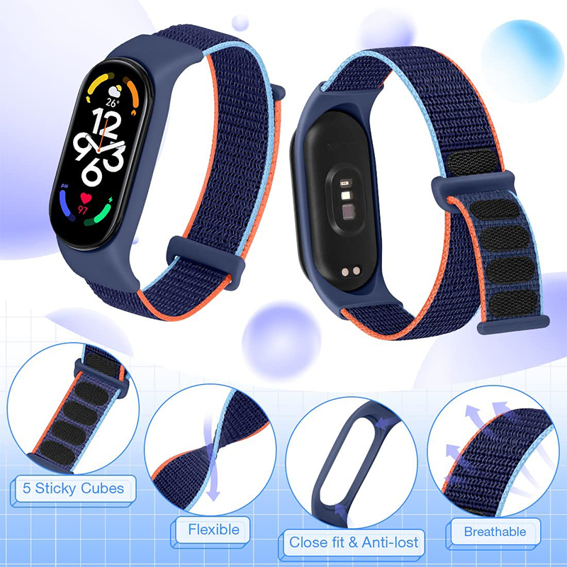Xiaomi Mi Band 3用ナイロンストラップ,スマー - Smartwatch Watch Accessories For Women のレビューと価格