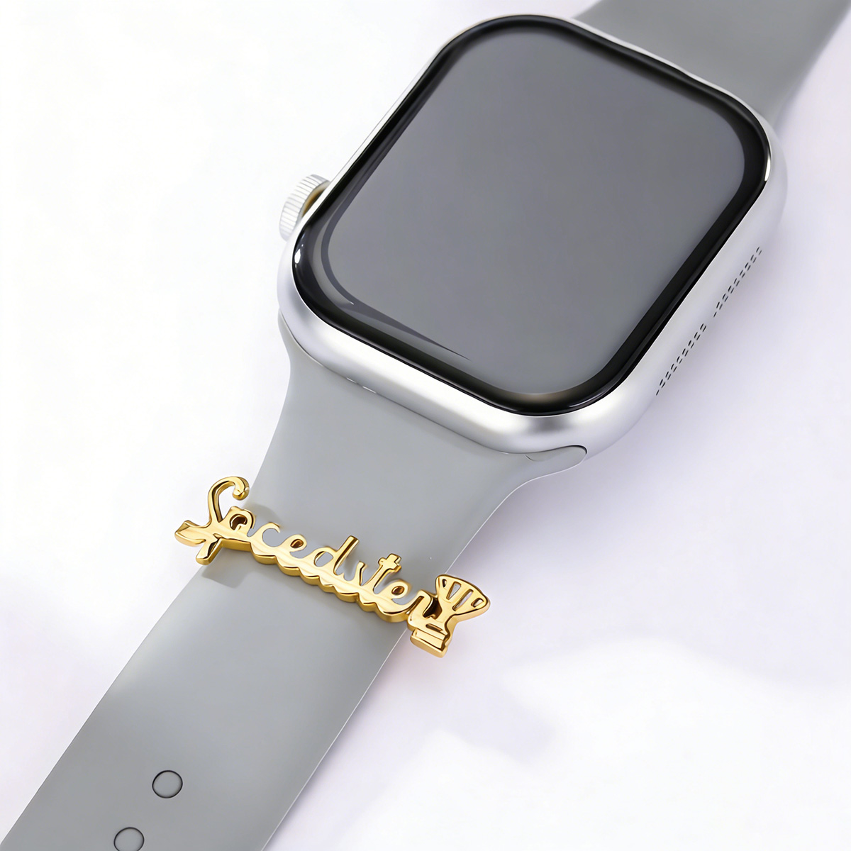 ステンレス鋼カスタムレターウォッチストラップリング 20mm - Smart Watch Accessories のレビューと価格